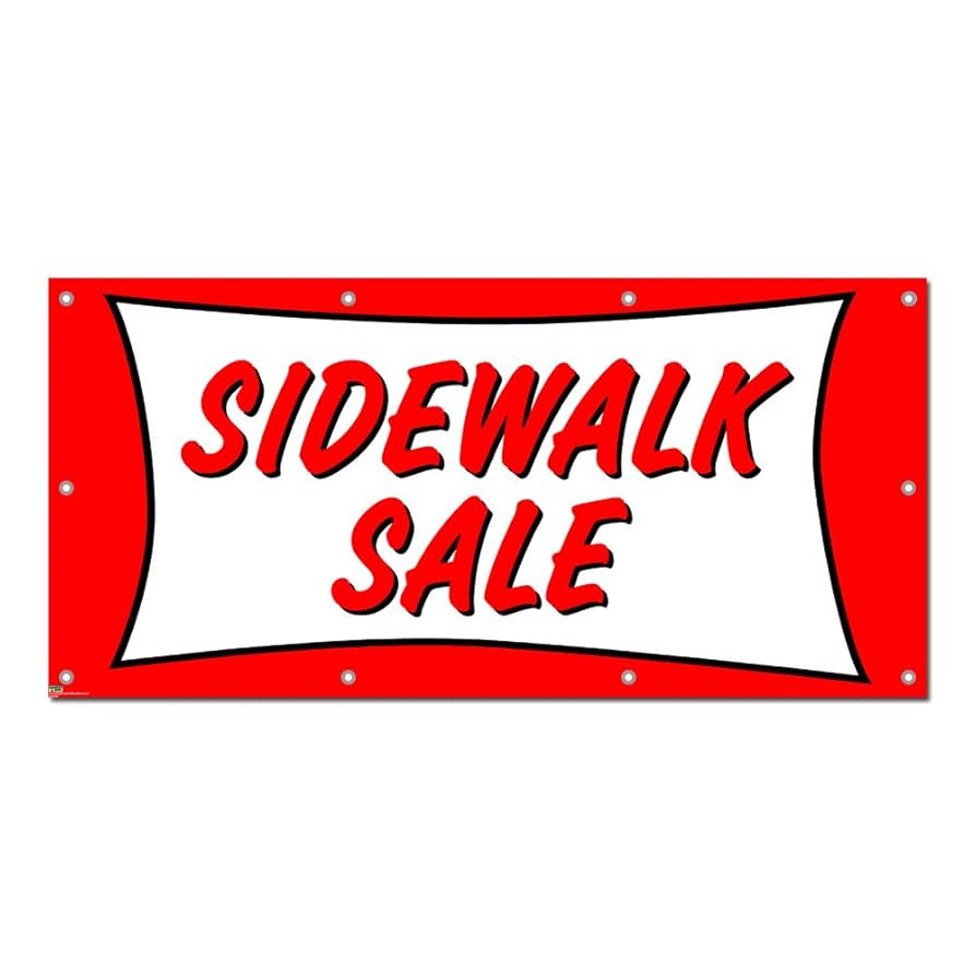 YES GOOD MARKET SEE SEE × NOWHAW SIZE:2 Amazon.com : Graphics and More Sidewalk Sale - Retail Store